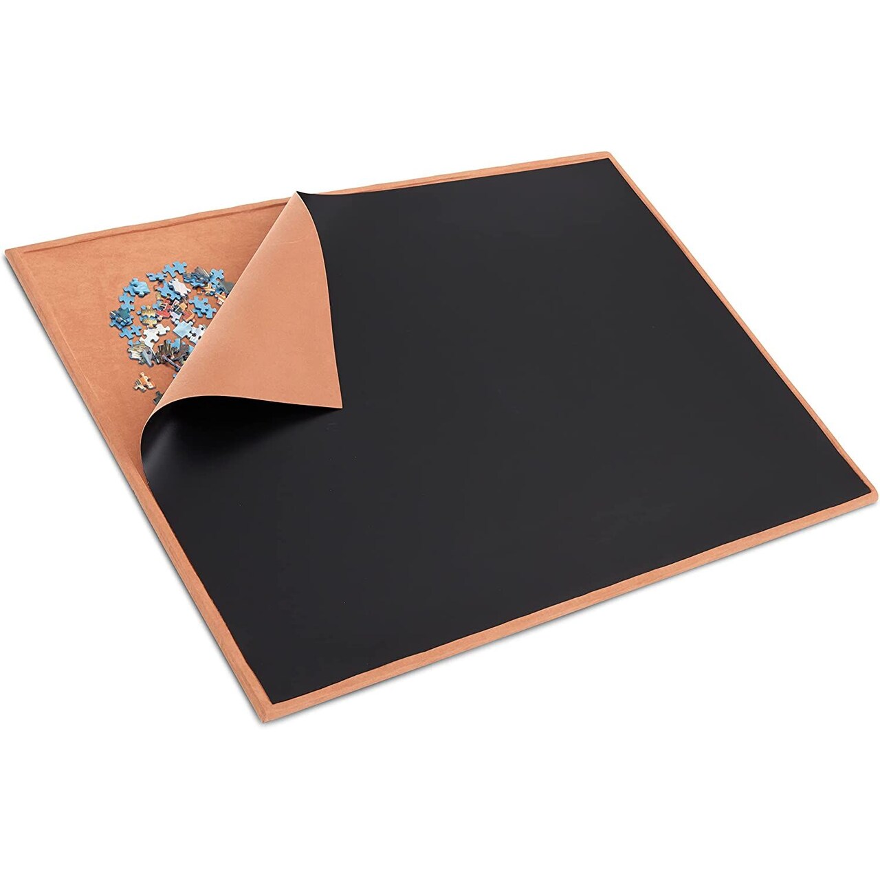 Jumbl 1500 Piece Puzzle Board, 26” x 36” Portable Puzzle Table with 2 Trays & Non-Slip Surface